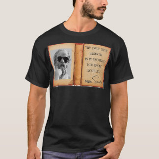 Sokrates definition av den verkliga visheten t shirt