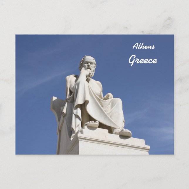 Sokrates Greece-vykort Vykort (Framsida)