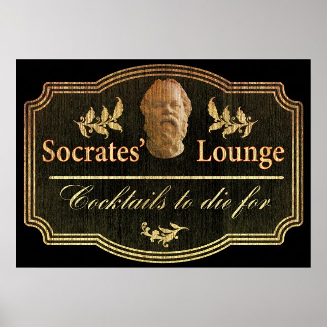 Sokrates' Lounge Poster (Framsidan)