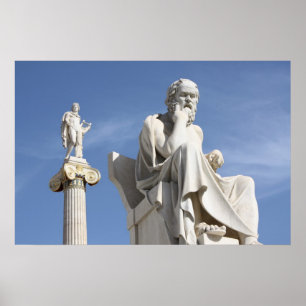 Sokrates och Apollo Poster