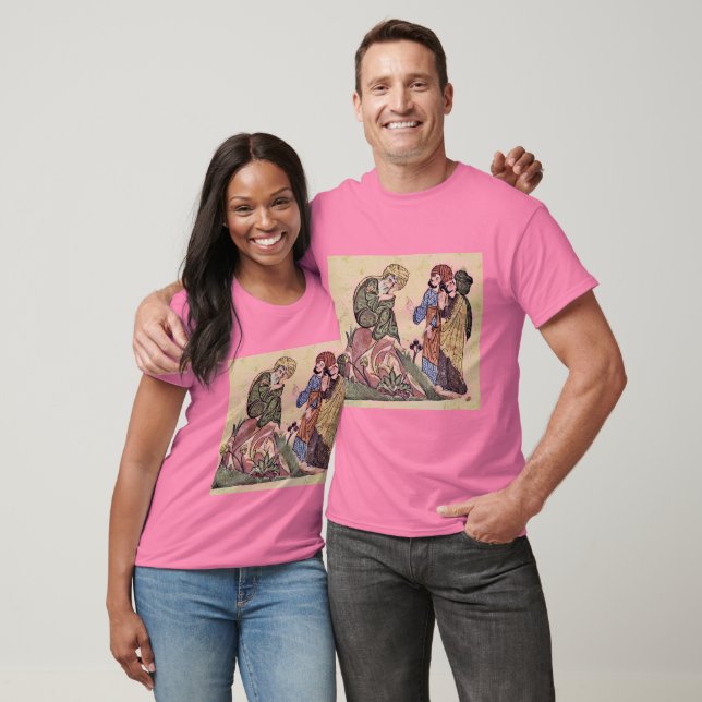 Sokrates och två Studenter från Meister Des al-Mub T-shirt (Unisex)