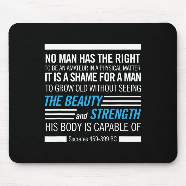 Sokrates Physiness Quote Bodybuilding Exerc Musmatta (Framsidan)
