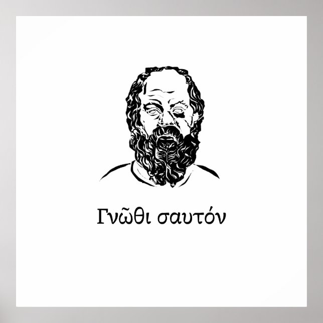 Sokrates-visdom Poster (Framsidan)