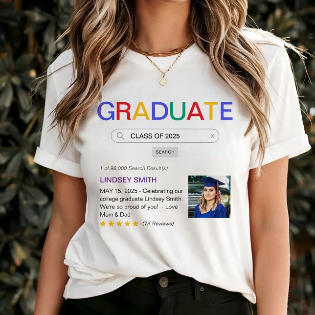 Sökresultat för webbplats, Studenten T Shirt (Website Search Result Graduation T-Shirt
)
