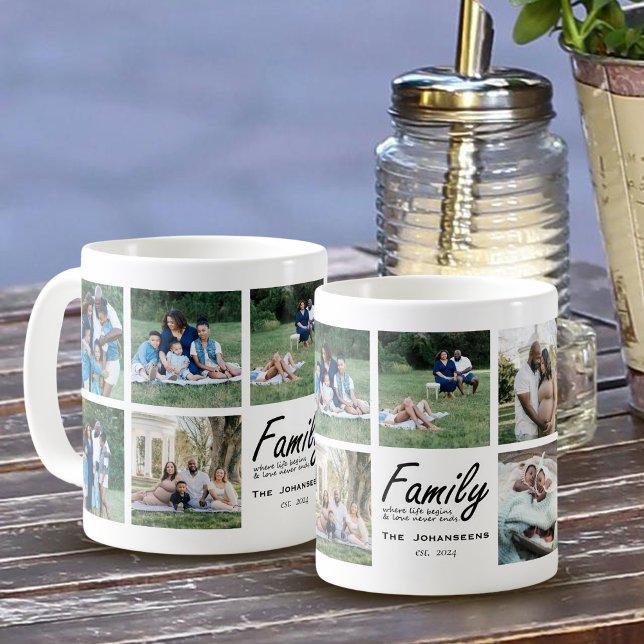 Sökt familjereplikateckenfoto för fotokollage kaffemugg (Skapare uppladdad)