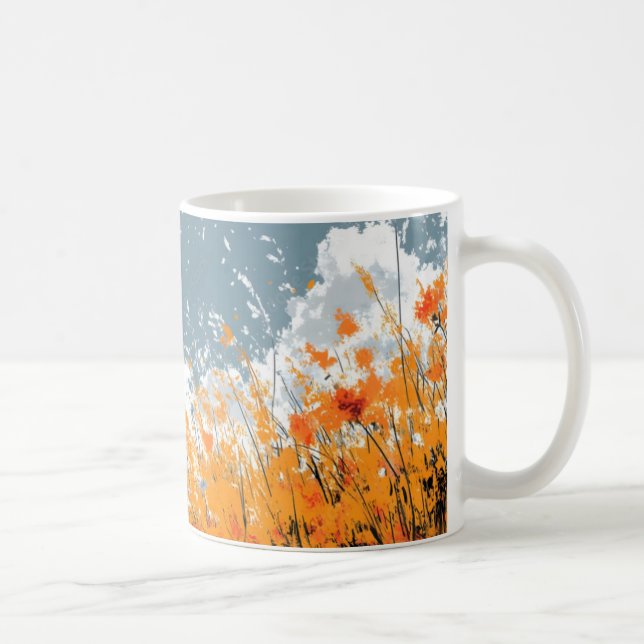 Sökt kaffe Mugg 11 oz i 3D Art Färg Teckning (Höger)