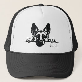 Sökte tyska Shepherd Hund. Anpassa Keps