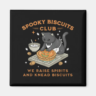 Soky Biscuits Klubb Black Cat Pumpkin Halloween Ba Magnet