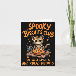 Soky Biscuits Klubb Cat Funny Halloween Baking Kort