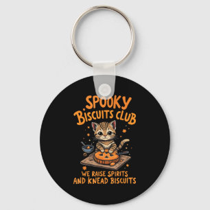 Soky Biscuits Klubb Cat Funny Halloween Baking Nyckelring