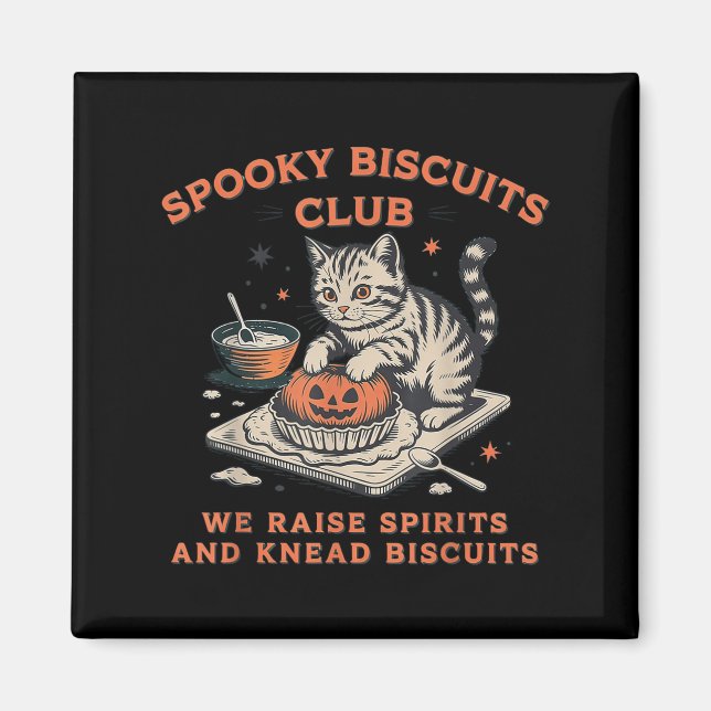 Soky Biscuits Klubb Cat, Halloween Baking Magnet (Framsidan)
