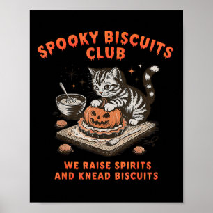 Soky Biscuits Klubb Cat Halloween Baking Poster