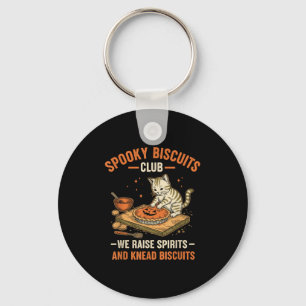 Soky Biscuits Klubb Funny Halloween Cat Baking Nyckelring