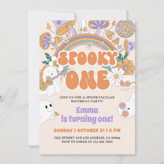Soky Ghost 1:a Birthday Party-inbjudan Inbjudningar