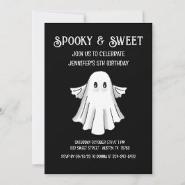 Soky Ghost Birthday-inbjudan Inbjudningar