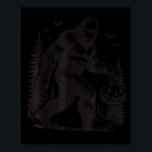 Soky Halloween Bigfoot Pumskin Shirt Men Women  Poster<br><div class="desc">Soky Halloween Bigfoot Pumskin Shirt Men Women</div>
