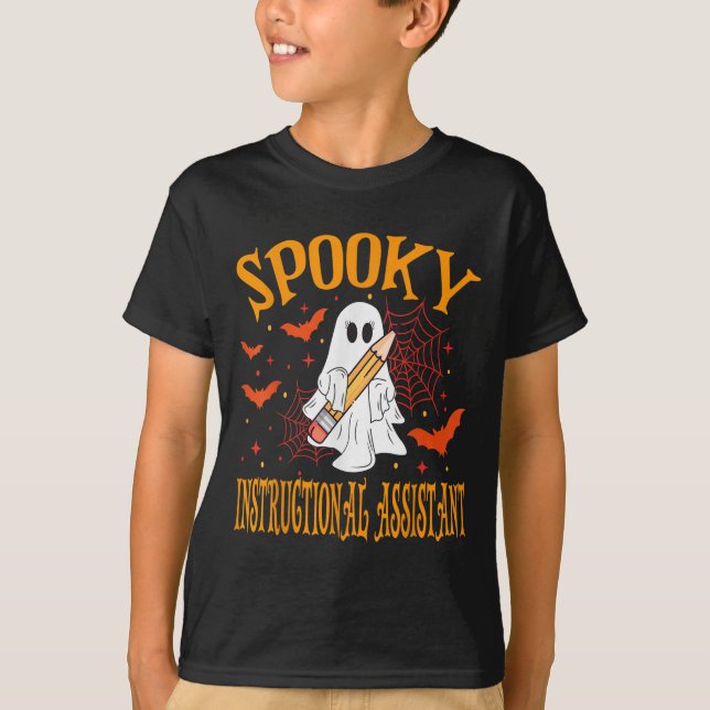 Soky Instructions Istant Halloween School T Shirt (Framsida)