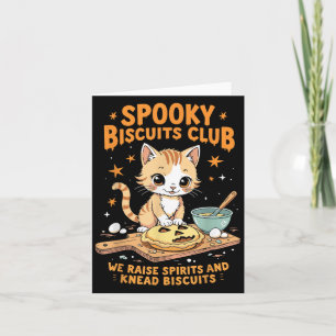 Soky kakor klub katt rolig Halloween bakning Kort