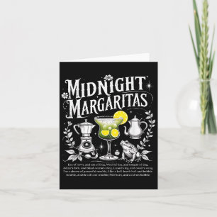 Soky Midnight Margaritas Funny Halloween Drink Kort