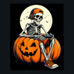 Soky Pumpkin &amp; Skeleton Gamer Tee _ Boys &amp; Poster<br><div class="desc">Soky Pumpkin & Skeleton Gamer Tee _ Boys & Kids Halloween</div>