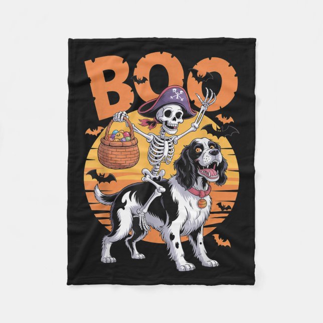 Soky Springer Costume English Springer spanel Hal Fleecefilt (Framsidan)