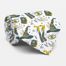 Soky vibe färglös halloween-symboler mönster slips