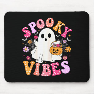 Soky Vibes Spöke Retro Groovy Halloween Kvinnor Fl Musmatta