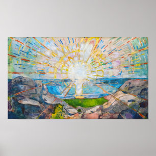 Sol 1909   Edvard Munch   Poster