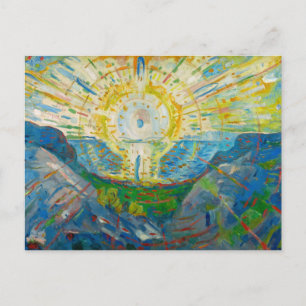 Sol, 1912 av Edvard Munch Vykort
