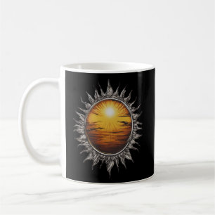 Sol 3 solljus, solljus, solstrålar, dagsljus kaffemugg