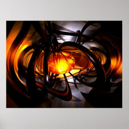 Sol Abstrakt Poster