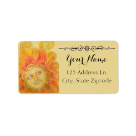 Sol-adressetikett Adressetikett