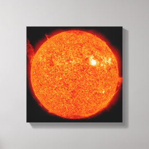Sol- aktivitet på solen canvastryck