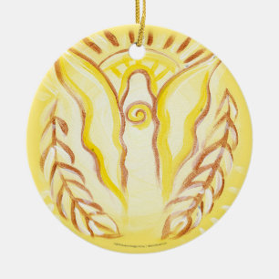 Sol Angel Julgransprydnad Keramik