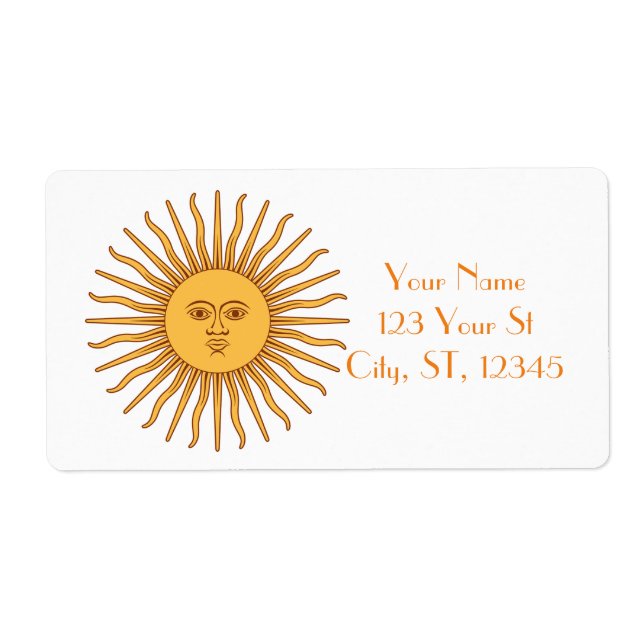 Sol ansikte Art Illustration Thunder_Cove Fraktsedel (Framsidan)