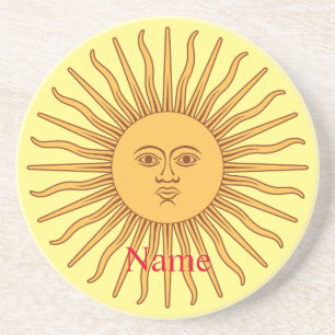 Sol ansikte Art Illustration Thunder_Cove Underlägg