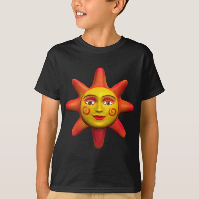 Sol Ansikte Tee Shirt (Framsida)