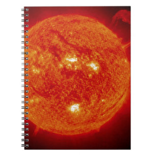 Sol Anteckningsbok Med Spiral