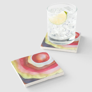 Sol art sunshine abstrakt stenunderlägg