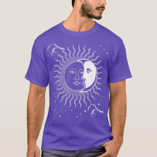 Sol Astrologi Älskare Celestial Bodies Måne Astron T Shirt