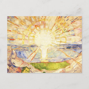 Sol av Edvard Munch Vykort