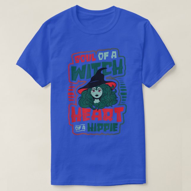 Söl av ett beckhjärta av en hippie Halloween-beck T Shirt (Design framsida)