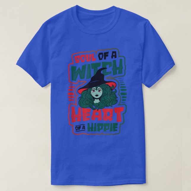 Söl av ett beckhjärta av en hippie Halloween-beck T Shirt (Design framsida)