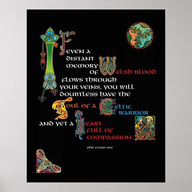 Sol av keltiska Poster (Framsidan)