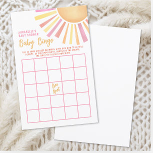 Sol Baby Shower Bingo Spel