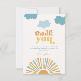Sol Baby Shower - tackkort Tack Kort