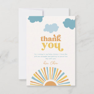 Sol Baby Shower - tackkort Tack Kort