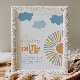 Sol Babyschare - Diaper Raffle-skylt Poster