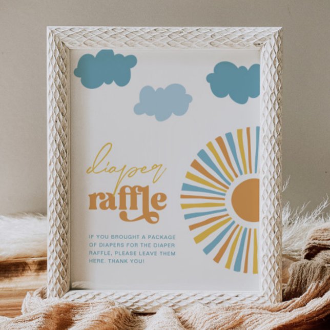 Sol Babyschare - Diaper Raffle-skylt Poster (Skapare uppladdad)