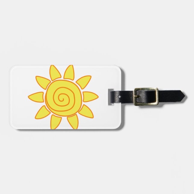 sol bagagebricka (Horisontell Framsida)